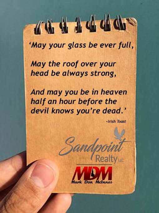 Sandpoint Realty - Irish Toast